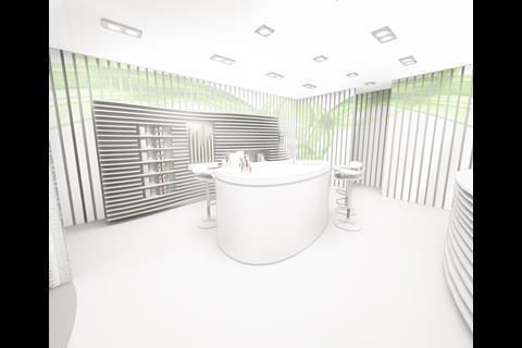 Clinique's pop-up store has a series of interactive pods